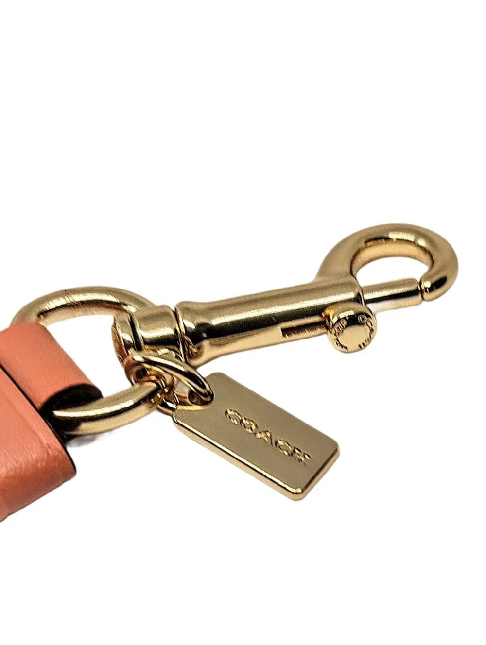 🆕 Coach Butterfly Flowers Floral Trigger Snap Keyring Purse Fob Charm Keychain